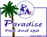 Paradise Pool & Spa - Logo | Home